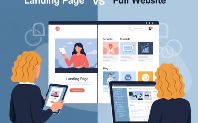 Landing Page vs Web Multipágina: ¿Qué necesita tu negocio pequeño para crecer online?