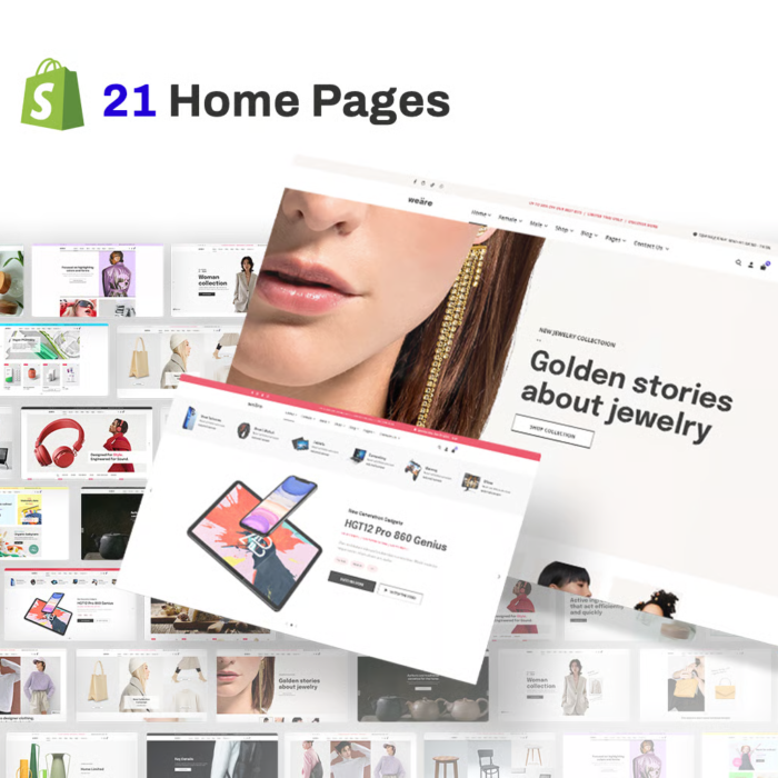 5 Temas multipropósito de comercio electrónico