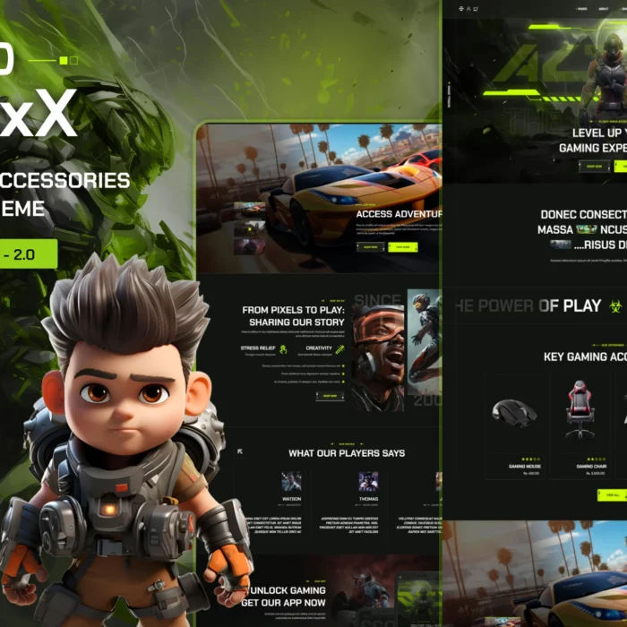 tema Shopify para tienda de videojuegos