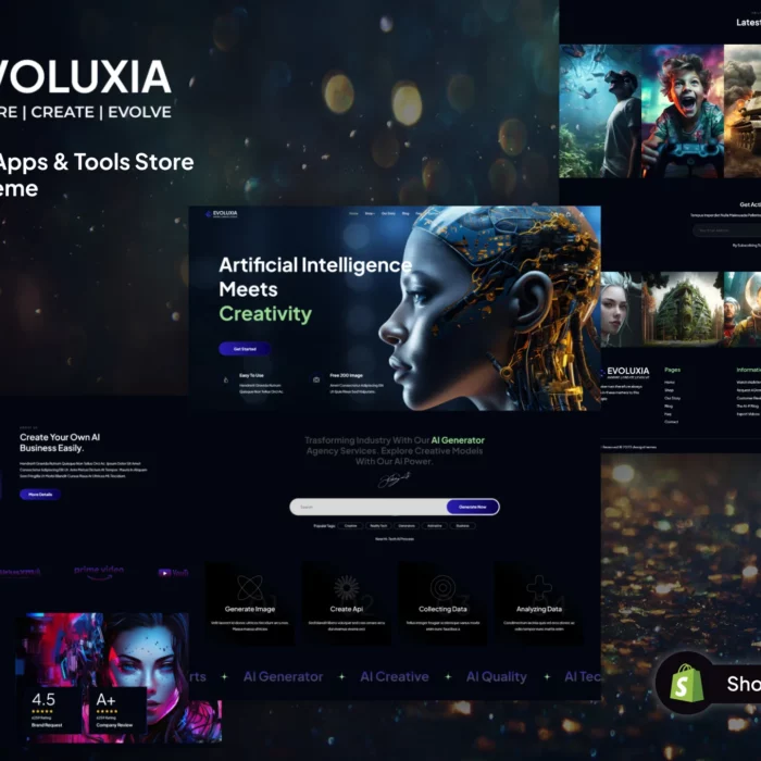 Plantilla Shopify Para tienda IA