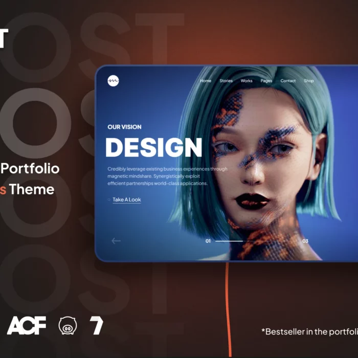 Tema Profesional para Agencia Creativa y Portafolio